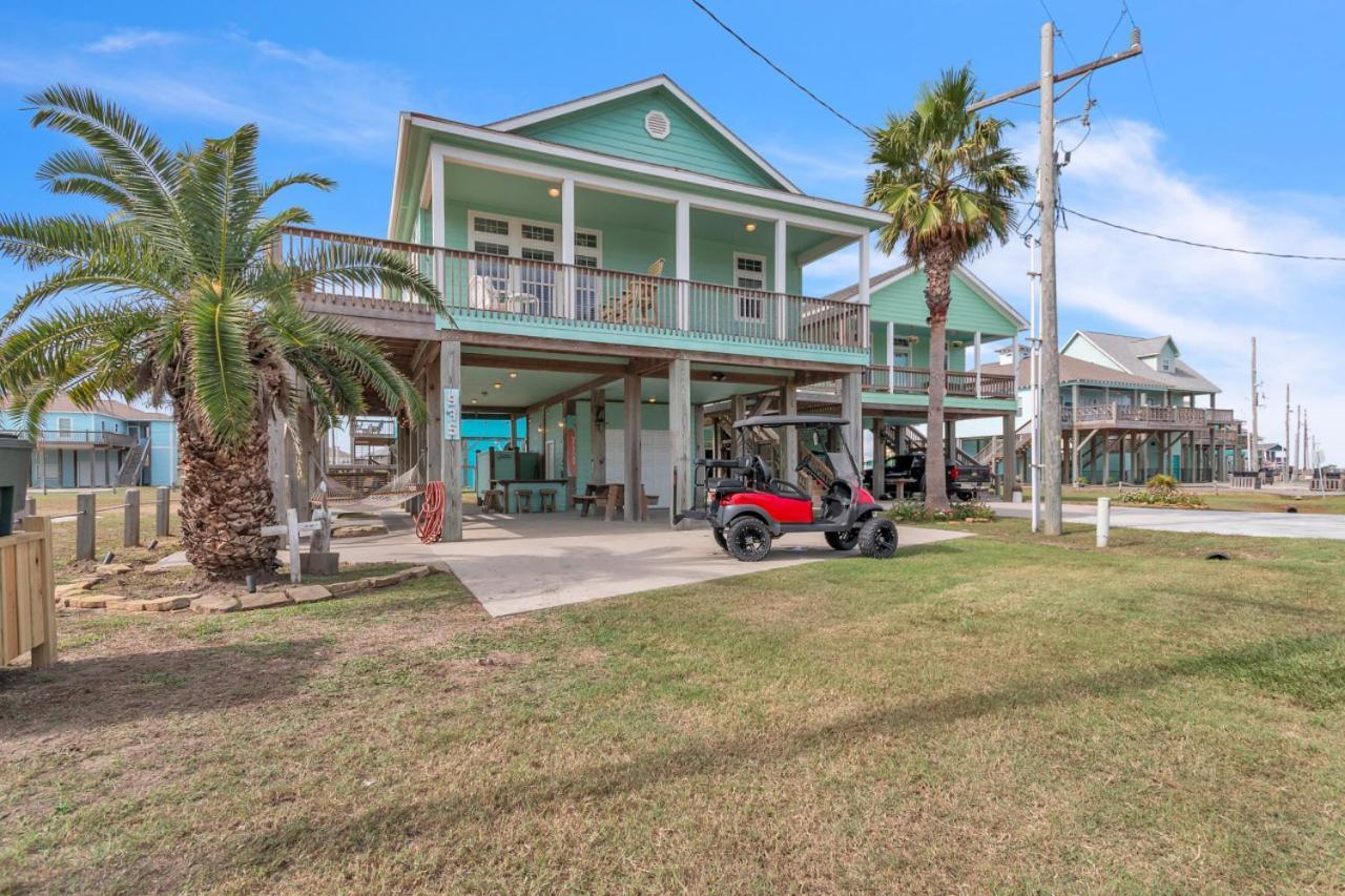 Steps To Beach Golf Cart About Time Beach Retreat Bolivar Peninsula Exterior foto